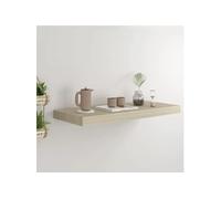 vidaXL Étagère murale flottante 60×23,5×3,8 cm MDF couleur chêne