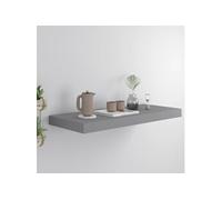 Wandschap zwevend 60x23,5x3,8 cm MDF grijs323853