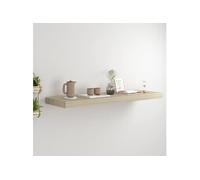Vidaxl Étagère Flottante Murale Chêne 80x23,5x3,8 Cm Mdf Multicolore