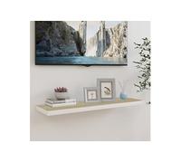 vidaXL Étagère flottante murale MDF Chêne et blanc 90x23,5x3,8 cm