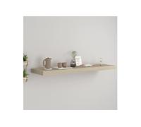 vidaXL Étagère murale flottante Chêne 90x23,5x3,8 cm MDF