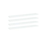 vidaXL – Panneaux de bibliothèque – Étagère murale flottante 4 pcs Blanc bois d'ingénierie