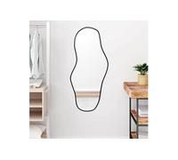 Wandspiegel 100x45 cm zwart348268