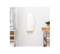 vidaXL Miroir mural Doré 80 x 35 cm