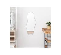 Wandspiegel 80x35 cm zilverkleurig348256