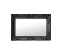 vidaXL Miroir mural style baroque 60x40 cm noir 320331