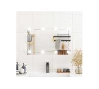 Wandspiegel met LED's rechthoekig 40x60 cm glas3189152