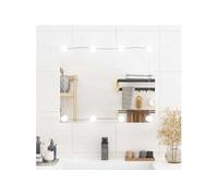 vidaXL Wandspiegel met LED's rechthoekig 50x60 cm glas3189155 miroir G
