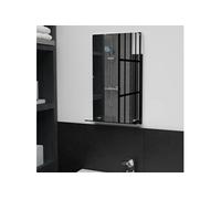 vidaXL Miroir mural avec étagère 30x50 cm Verre trempé