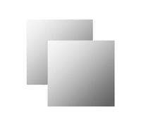 Wandspiegels 2 st vierkant 50x50 cm glas3051622