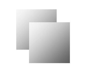 Wandspiegels 2 st vierkant 60x60 cm glas3051624