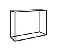 Wandtafel 100x35x75 cm gehard glas transparant322811