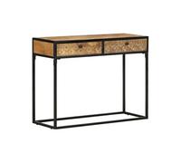 Wandtafel 100x35x75 cm massief mangohout321713
