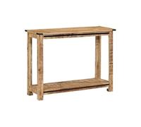 vidaXL Table Console 100x35x75 cm Bois de manguier Massif, Bout de canapé, Tables de Couloir, Support de Couloir, Table de Couloir