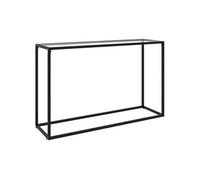 vidaXL Table console Transparent 120x35x75 cm Verre trempé