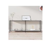 Wandtafel 200x35x75,5 cm gehard glas wit331708
