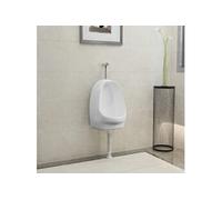 Wandurinoir met spoelklep keramiek wit143986