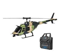 WANENGEDIY C138 Hélicoptère radiocommandé 2,4 G Échelle 1/33 6CH Hélicoptère à hélice avec positionnement optique du flux RC en plein air Jouet cadeau pour garçons, adolescents, adultes