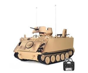 WANENGEDIY Char RC 1/16, M311A1 ACAV 2.4G RC - Véhicule d'attaque de cavalerie blindé avec son et lumières - Développement de fumée - Modèle militaire télécommandé - Pour adultes et garçons