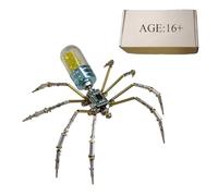 WANENGEDIY Puzzle 3D en métal Circuit-Spider DIY Kit d'assemblage Steampunk Insecte mécanique pour adultes 90 pièces