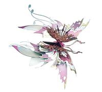 WANENGEDIY Puzzle 3D en métal pour adultes - Kit de papillon mécanique à construire avec un outil, papillon steampunk 2025 - Cadeau de Noël - 50 + pièces