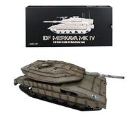 WANENGEDIY Réservoirs RC pour adultes, 1/16 Israël Merkava-IV 2,4 G, modèle de véhicule militaire infrarouge RC avec effets sonores et fumées, kits de télécommande multi-fréquences 2,4 G (RTR)