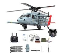 WANENGEDIY YU Xiang F09-H SH60 Hélicoptère RC avec GPS pour adultes 2,4 G 8 CH Double moteur sans balais 6G/3D Stunt Outdoor Grand hélicoptère télécommandé RC Avion RC pour débutants