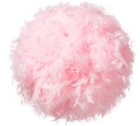 Waneway 50cm Abat-jour Plume pour Lampe Plafond, Abat Jour Suspension Lustre pour Lampe de Table ou Lampadaire, Décoration pour Chambre à Coucher, Salon, Mariage ou Fête, Rose