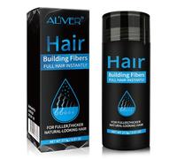 Wanfaer Fibres capillaires marron foncé, 27,5 g, dissimulent la perte de cheveux dans les senconds, fibres capillaires pour homme et femme, poudre épaississante pour cheveux clairsemés, indétectable