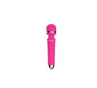 Wang Rock - Baguette Magique pour la Stimulation Clitoridienne, 7 Modes de Vibrations en Silicone Hypoallergénique, Rose
