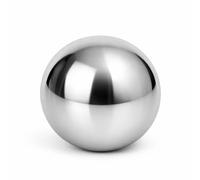 WANG TII DOO 1pcs Boule Creuse en Acier Inoxydable 304, Finition Polie Argentée, Diamètre 76-400mm Épaisseur de Paroi 1mm, pour Jardin Pelouse et Bricolage DIY,Diameter 400mm