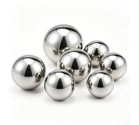 WANG TII DOO 2pcs Boule Creuse en Acier Inoxydable 304, Boule Décorative Légère sans Soudure, Diamètre 38-63mm Épaisseur 1mm, pour Bricolage DIY,Diameter 38mm