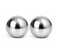 WANG TII DOO 2pcs Boule Creuse en Acier Inoxydable 304, Finition Polie Argentée, Diamètre 63-100mm Épaisseur de Paroi 1.2mm, Ajout à la Décoration de Pelouse,Diameter 63mm