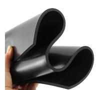 WANG TII DOO 4PCS Noir Caoutchouc Feuille 50x50mm 1-3mm Épais Industriel Caoutchouc Pad Non-Glissant Protecteur Caoutchouc Mat Petit Carré Caoutchouc Feuille,50mm*50mm*1mm