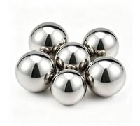 WANG TII DOO 5pcs Boule Creuse en Acier Inoxydable 304, Finition Polie Argentée, Diamètre 19-60mm Épaisseur de Paroi 1.2mm, Ajout à la Décoration de Jardin,Diameter 25mm