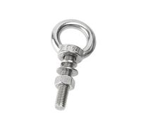 WANG TII DOO Boulons À Œil en Acier Inoxydable 304, Anneau De Levage À Épaulement M16, Vis Robustes pour Intérieur Et Extérieur,M16×80mm