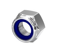 WANG TII DOO Écrou De Blocage en Acier Inoxydable Robuste M27-M36, Écrou Hexagonal À Insert en Nylon, Adapté À L'entretien des Outils D'atelier,M33