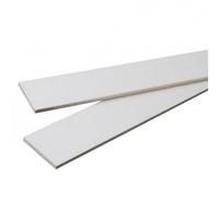 WANG TII DOO Lot De 2 Bandes Carrées en ABS, Longueur 500 Mm, Feuille De Plastique ABS Blanc, Largeur 70 Mm, pour La Réalisation De Maquettes Architecturales,4×70×500mm