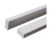 WANG TII DOO Lot De 2 Bandes De Plastique ABS, Longueur 500 Mm, Feuille De Plastique ABS Blanche, Matériaux De Bricolage pour La Décoration Intérieure Et Les Loisirs Créatifs,8×90×500mm