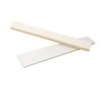 WANG TII DOO Lot De 2 Bandes en Styrène ABS, Plaques Plates en ABS Beige, Longueur 500 Mm, pour Composants Industriels, De Transformation Et Mécaniques,12×120×500mm