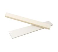 WANG TII DOO Lot De 2 Bandes Plates en Styrène ABS Beige, Plaques en Plastique ABS, Longueur 500 Mm, pour Composants Industriels, De Transformation Et Mécaniques,25×100×500mm