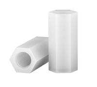 WANG TII DOO Lot de 20 Entretoises Hexagonales en Nylon M6, Filetage en Plastique, Longueur 15-35 Mm, pour Boîtier De Commande Électronique,M6×60mm