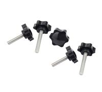 WANG TII DOO Lot De 5 Boutons Étoile, Poignées Hexagonales Prune, Bouton Étoile M8, Longueur 50-70 Mm, pour Équipements Industriels Et Projets De Bricolage,M8x60mm