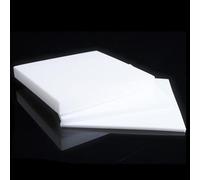 WANG TII DOO Plaque De PTFE Blanc pour Atelier Et Bricolage, Feuille De PTFE pour Presse À Chaud, 500 × 500 Mm, Épaisseur 0,3-25 Mm,15mm 1Pc