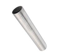 WANG TII DOO Tube Rond Creux en Titane TA2, Longueur 500 Mm, Diamètre Extérieur 21 Mm, Épaisseur De Paroi 2-3 Mm, pour Applications Mécaniques Et Électriques,OD 21mm × ID 17mm