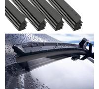WANGAIDCE 4 Pièces Lames d'Essuie-Glace de Rechange en Caoutchouc pour Alpina, 700mm, Balai d'Essuie-Glace Recharges Bandes Caoutchou