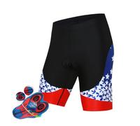 WANGBINGXING Cuissard VTT Homme Cuissard de Cyclisme Respirant avec Rembourrage en Gel 9D, Collant de vélo, Pantalon de vélo de Montagne, Protection Solaire, vêtements de VTT Short Velo Homme(J,M)