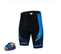 WANGBINGXING Cuissard VTT Homme Cuissard de Cyclisme VTT Vélo Vélo 20D Rembourré Cuissard VTT Shorts Hommes Élastiques Vélo Shorts Pantalons XXS-5XL Short Velo Homme(C,5X-Large)