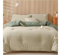 WANGCAIER Double Duvet, Anti Allergy Duvets, 100% Cotton Thick Warm Quilt, Soft Premium Double Sided Bed Blanket, Luxury Bedding, Comfort Sleep Easy, for Single Double King Size