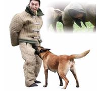 WANGCAIER Professional Training Dog Protective Clothing, Dog Training Bite Suit, Police Dog Training Jacket and Pants, for Medium Large Dogs Bite Training,L